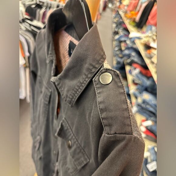 Sm Blue Pepper Gray Canvas w/ Sweater Back - Picture 2 of 5